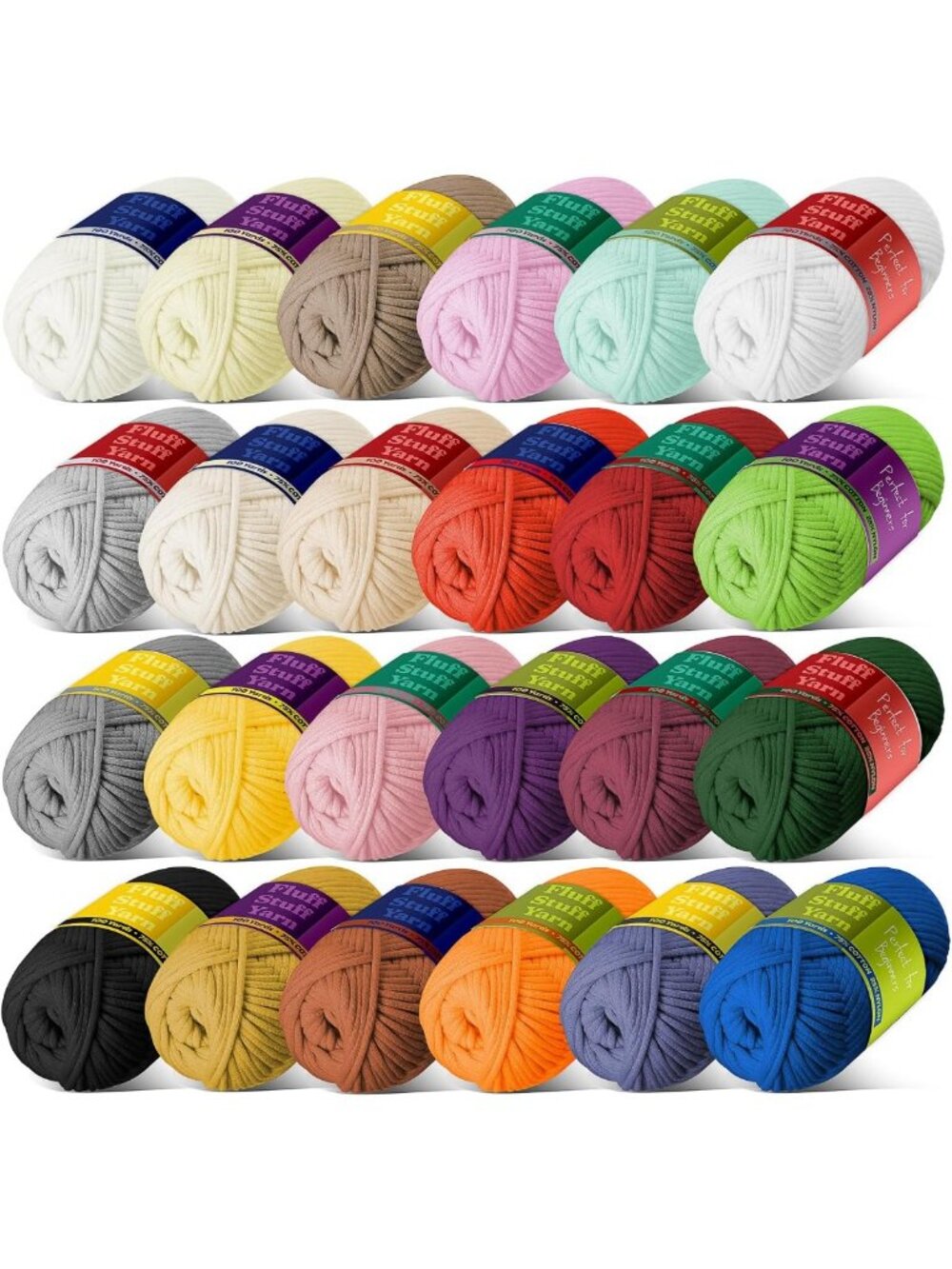 Soft Yarn for Crocheting – Crochet & Knitting Yarn, Beginner Yarn with